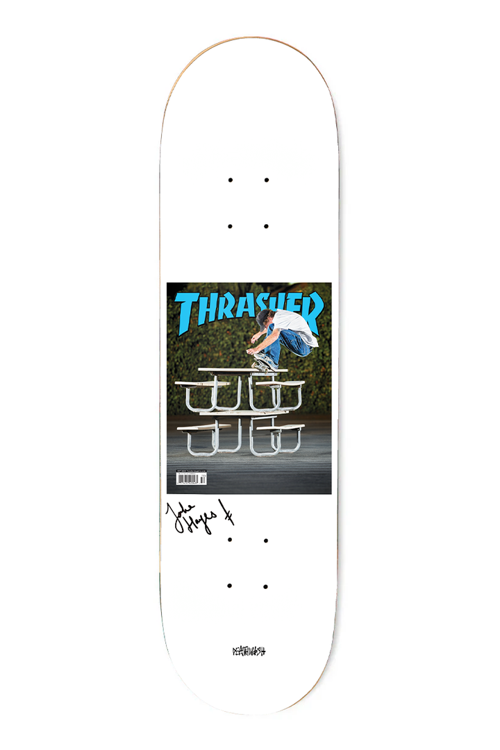 Jake Hayes Thrasher Cover Deck 8.6 (signed)
